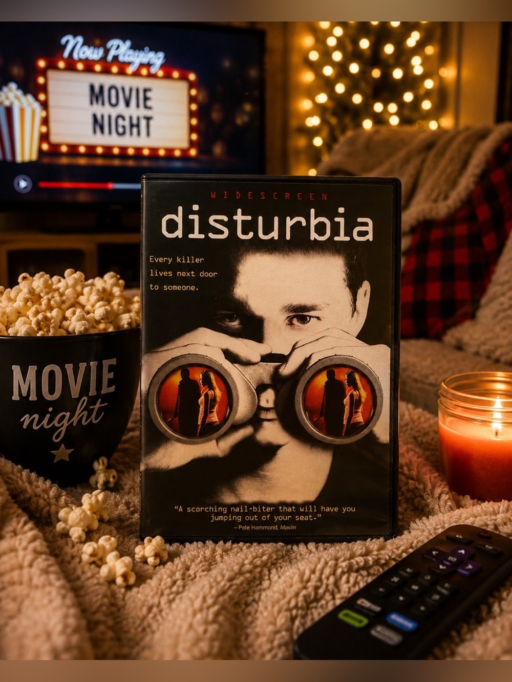Disturbia DVD Widescreen Shia LaBeouf 2007 Thriller Mystery Suspense Movie